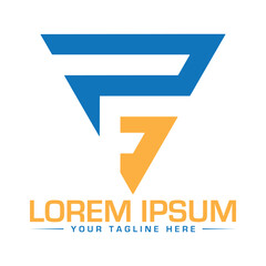 PF Letter Logo Design Creative and Unique Logo Design