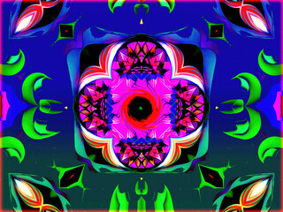 Generative A.I.  Abstract Image,  Created from an Image, in my Portfolio