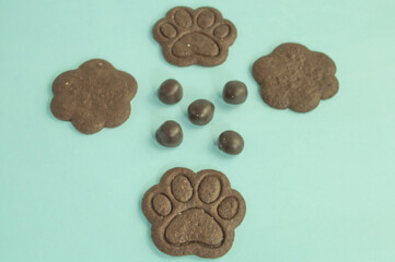 pastel tortas, cupcakes, chocolate, perros, mascotas, comida para perro, dulces, colores, cakes, cup, huellas, patitas, postres