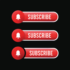 Obraz premium subscribe button free vector