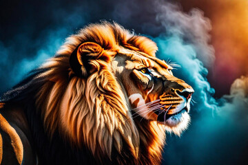 tiger in smog
