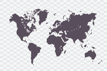 Fototapeta na wymiar World Map Graphite Color on White Background quality files Png