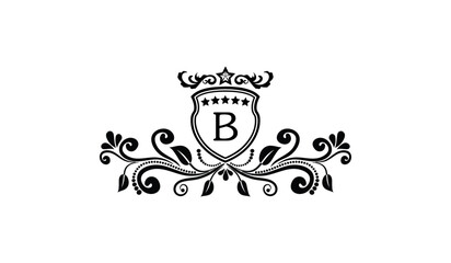 Luxury Elegant Leaf Card Logo B