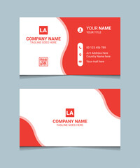Business card design template