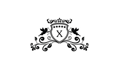 Luxury Elegant Card Logo X