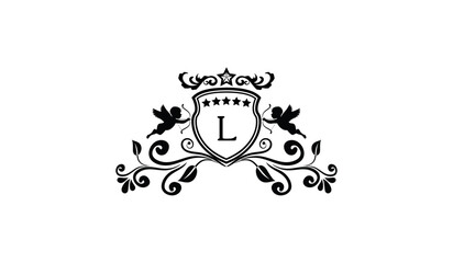 Luxury Elegant Card Logo L