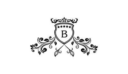 Luxury Elegant Leaves Logo B