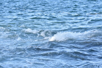 Ocean Waves, Sea Waves, Blue Tone, Ocean texture