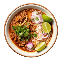 Pozole isolated on transparent background