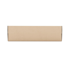a image of a brown Corrugated Cardboard Box isolated on a white background