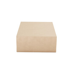 a image of a brown Corrugated Cardboard Box isolated on a white background