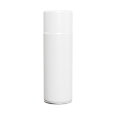 A blank Closed Spray Paint Can isolated on a white background