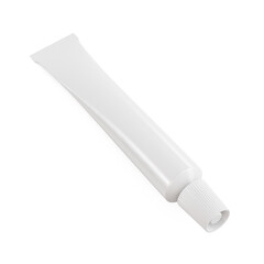 a blank image of a Cosmetic Tube isolated on a white background