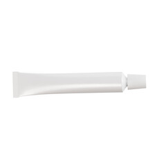 a blank image of a Cosmetic Tube isolated on a white background