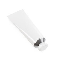 a blank image of a Cosmetic Tube isolated on a white background