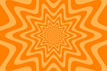 Starburst abstract Psychedelic background. vector illustration