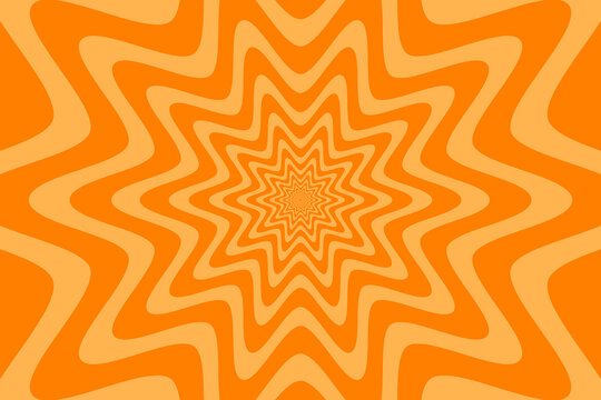 Starburst abstract Psychedelic background. vector illustration