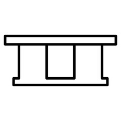 table line icon
