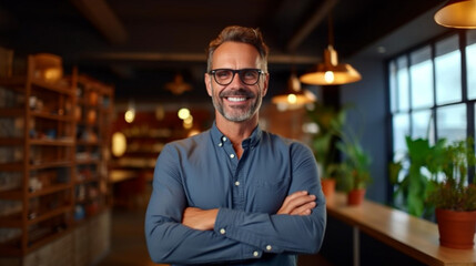 Fototapeta premium Businessman. Generative AI.