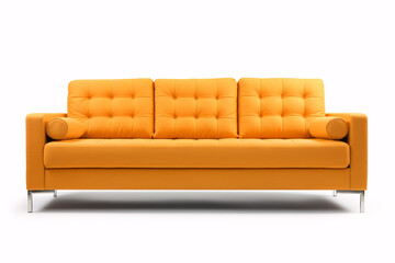 Obraz premium An isolated contemporary couch against a white backdrop for a home decor idea.