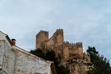  Landscape with Almansa castle on background. 