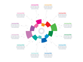 technological infographic template. web, business, internet, annual report, book, magazine infographic template. twelve step informational template