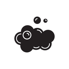 soap bubble icon vector illustration eps