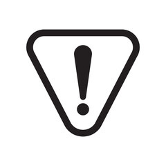 danger exclamation icon vector illustration eps 