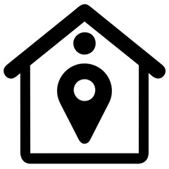 home icon on a white background