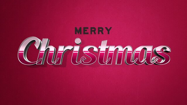 Retro Merry Christmas text set on a red grunge texture. Vintage-themed promotions and business campaigns, motion abstract background exudes seasonal flair and nostalgic charm