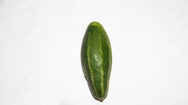 One pointed gourd isolate on Whitebackground.
