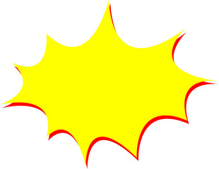 star bomb splash bubble tag sale price pop up surprise flat design