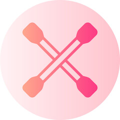 cross wrench gradient icon