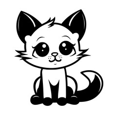 Cartoon Cat Vector