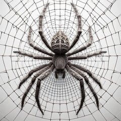 Obraz premium spider in spiderweb