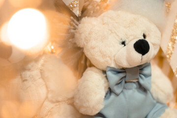 teddy bear with gift