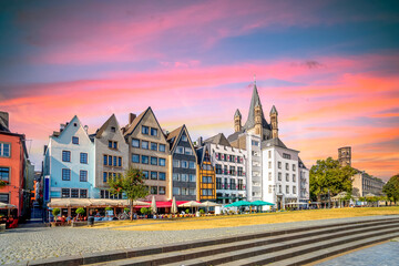 Naklejka premium Groß Sankt Martin Kirche, Köln, Deutschland 