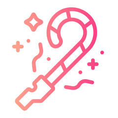 party blower gradient icon