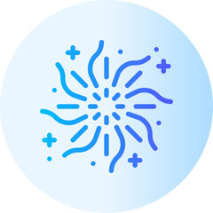 fireworks gradient icon