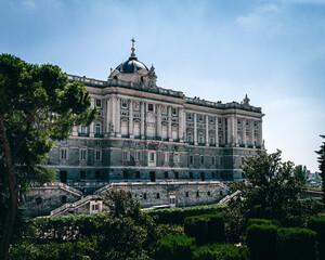 Fototapeta premium Castillo Madrid España
