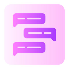 chat gradient icon