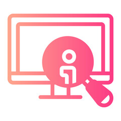 search gradient icon