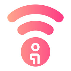 wifi gradient icon