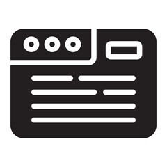 website glyph icon