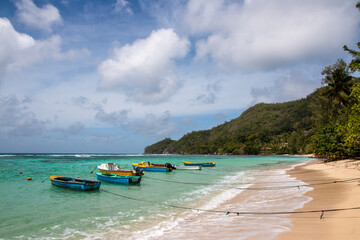 Seychelles - The beautiful beach of Anse Marie-Louise
