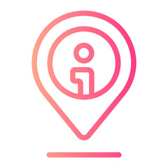 location gradient icon