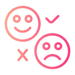 rating gradient icon