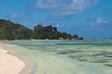 Seychelles - La Digue - Anse source d'Argent