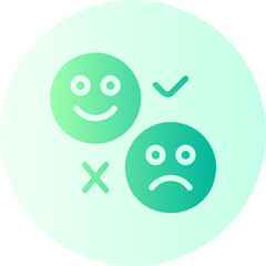 rating gradient icon