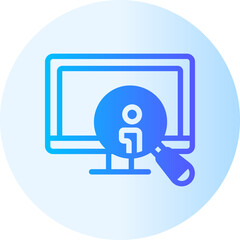 search gradient icon